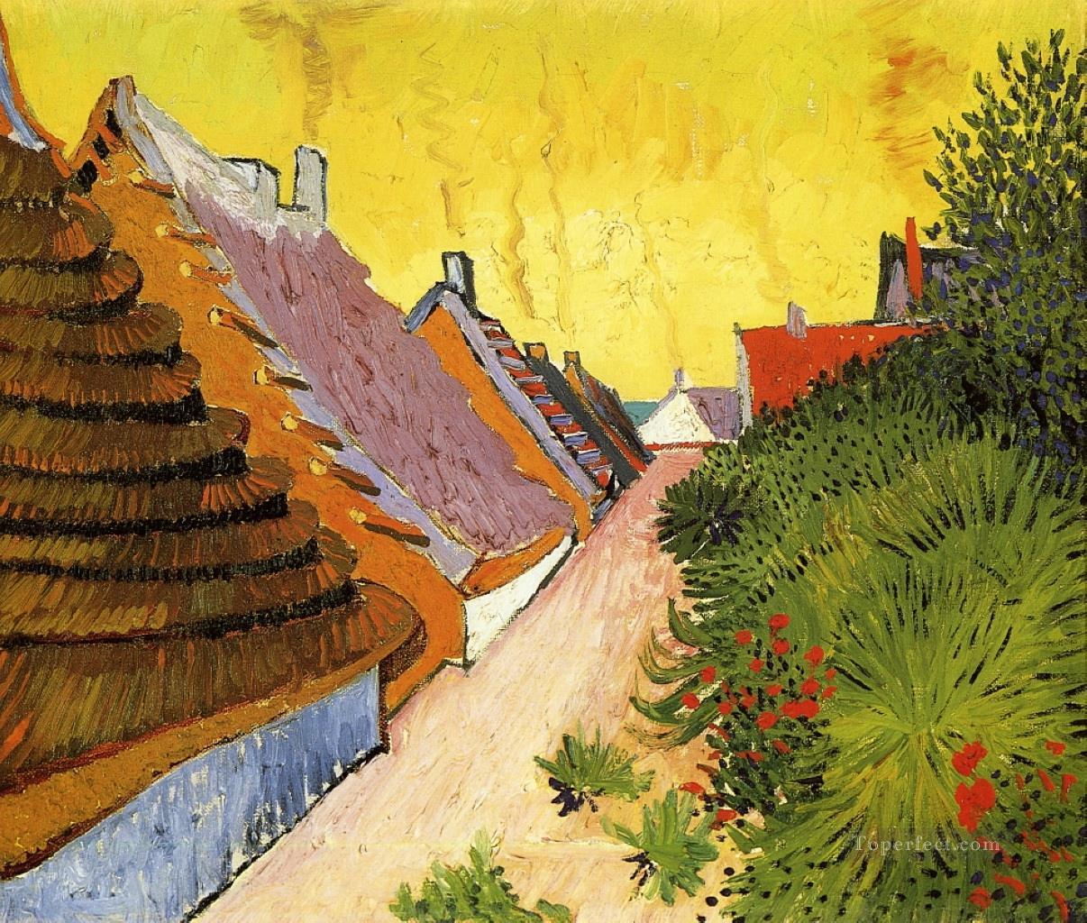 Street in Saintes Maries Vincent van Gogh Oil Paintings